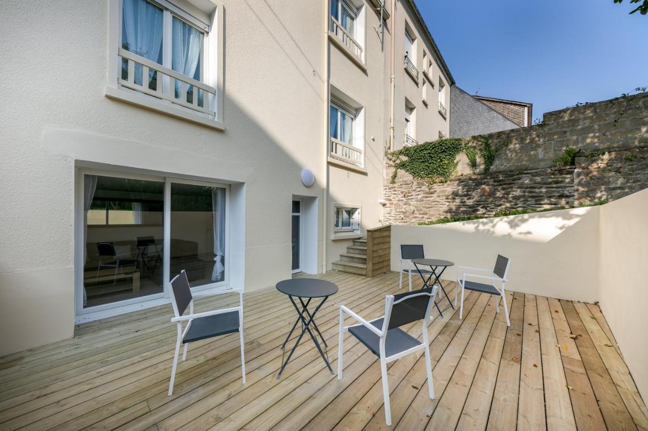 La Belle Poule : Chambre Spacieuse Avec Sdb Privative, Cuisine Et Salon Partages, Terrasse, Proche Facs Et Centre Brest Eksteriør bilde